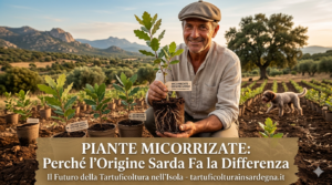 piante da tartufo sarde, perchè l'origine fa la differenza